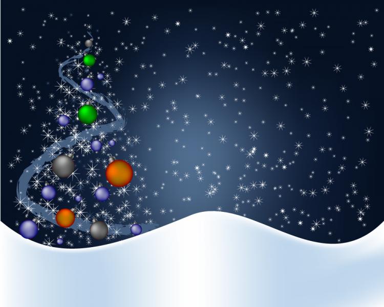 free vector Christmas background vector spot